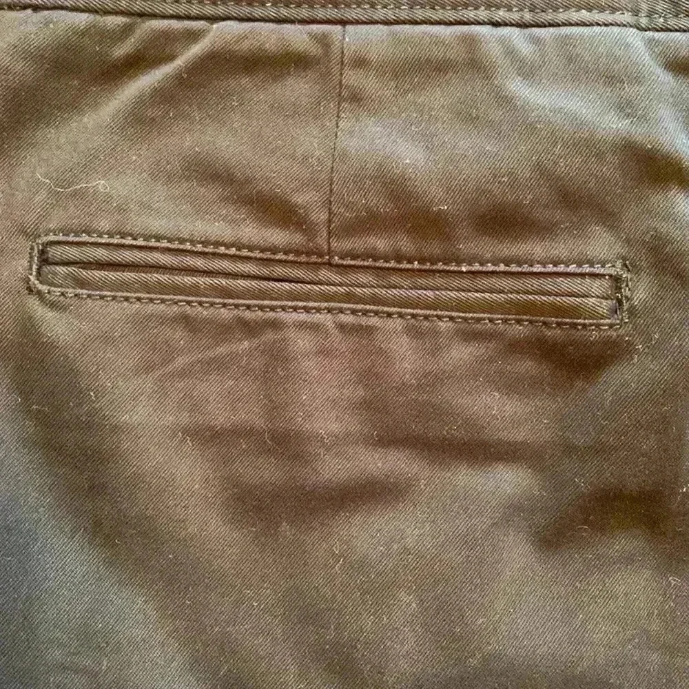 J. Crew Black Broken In Chino Mens Pants Size 36X30.